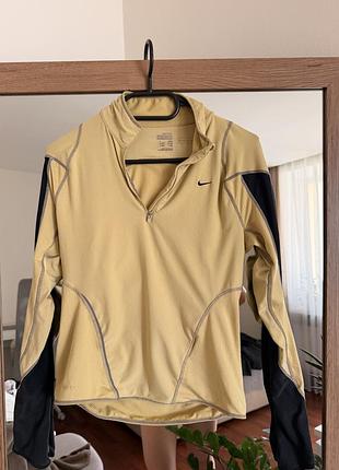 Nike fit жіночий спортивний лонгслів / кофта для бігу dri-fit, розмір s