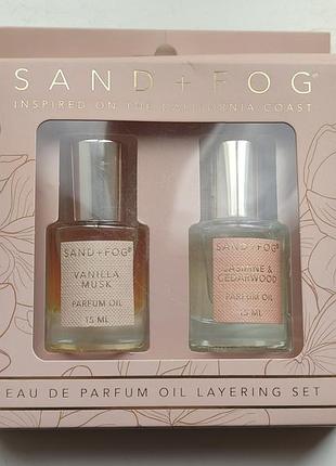 Набор масляных духов sand + fog eau de parfum oil layering set, 2×15 мл