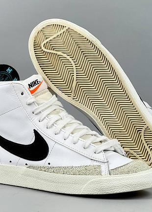 Nike blazer 77 mid кеды кеди кроссовки кросівки обувь взуття шкіра черевики демисезон ботинки кожа классика блейзер найк sb