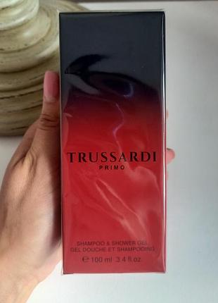 Парфумований шампунь-гель для душу trussardi primo, 100 ml