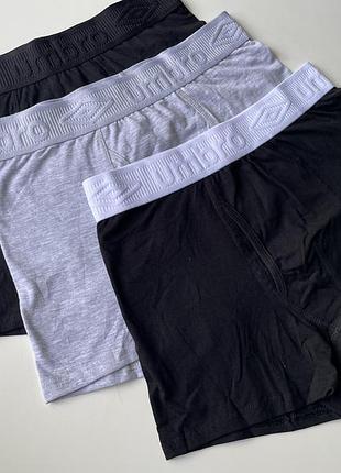 3 шт набір чоловічих боксерів труси umbro