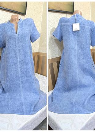 Льняна сукня в стилі бохо. new collection.