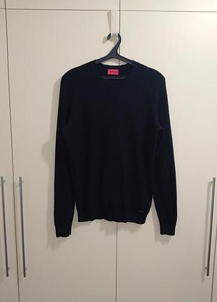 Джемпер hugo boss черный кофта хлопок ralph lauren gant levis