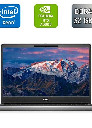 Мобільна робоча станція dell precision 7560 / 15.6" (3840x2160) ips / intel xeon w-11855m (6 (12) ядер по 3.2 - 4.9 ghz) / 32 gb