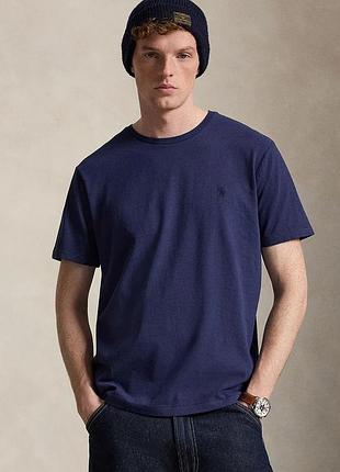 Чоловіча футболка polo ralph lauren, р.l, синя, оригінал