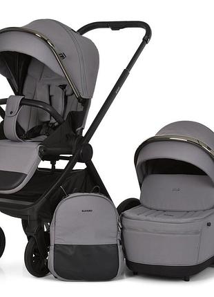Універсальна коляска 2 в 1 era me 1100-2 medium gray