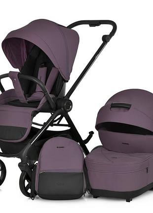 Коляска универсальная 2 в 1 chloe me 1191-1 plum wine