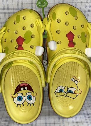 Crocs губка боб/крокси sponge bob/crocs універсальні