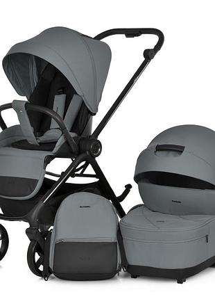 Коляска универсальная 2 в 1 chloe me 1191-1 magnet gray