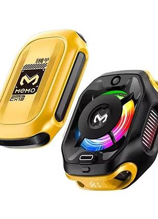 Магнітний кулер охолодження для телефону меmo cx12 з акумулятором та rgb підсвічуванням