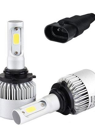 Світлодіодна лампа hb3 з охолодженням highbe 9-32 v 36 w