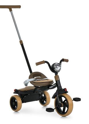 Велосипед детский трехколесный mt 1037-1 black, с родительской ручкой