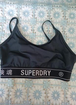 Черный спортивный топ superdry р. s- m