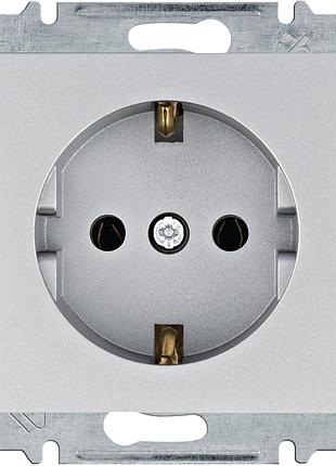 Розетка из / к lumina, серебряная, 16а / 230в