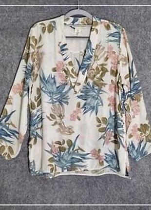 Блуза h&m під льон