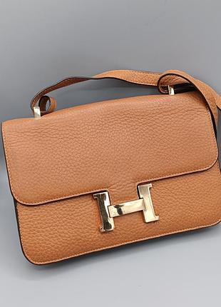 Винтажная кожаная сумка hermes