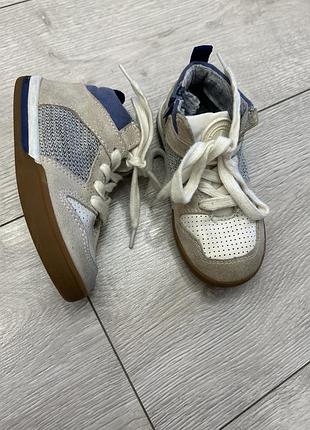 Високі дитячі кросівки zara kids, розмір 23 (14.5 см)