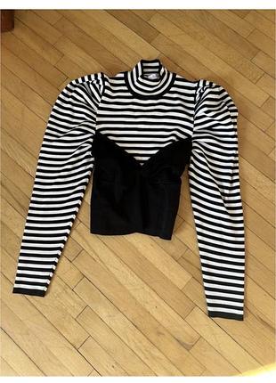 Топ светр лонг корсет zara
