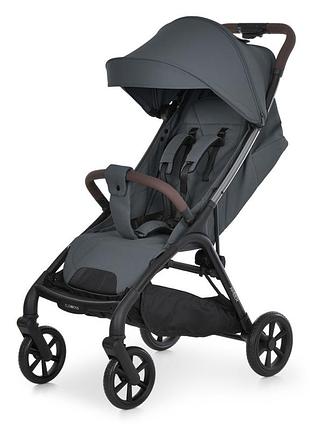 Детская прогулочная коляска amber me 1227 magnet gray