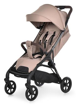 Детская прогулочная коляска amber me 1227 nougat beige