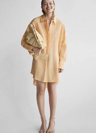 Помаранчева сукня zara оверсайз