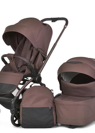 Коляска универсальная 2 в 1 persona me 1091-2 cocoa brown