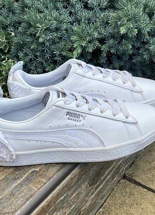 Puma basket bow оригінальні шкіряні жіночі кросівки кеди натуральна шкіра 37р.