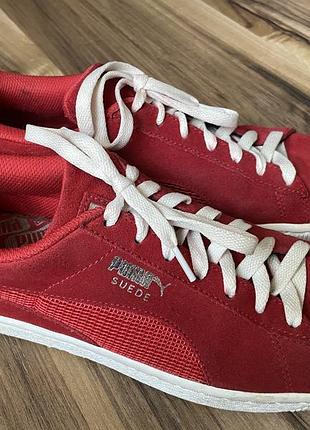 Кросівки кеди puma suede червоні