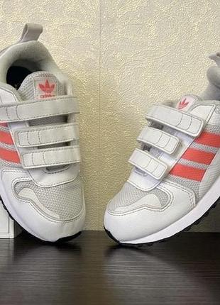 Дитячі кросівки adidas zx/ дитяче взуття/ кросівки для хлопчика/кросівки для дівчинки/липучки/ кроссовки унисекс/детская обувь/оригінал/сітка