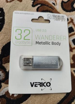 Флешка usb verico  32gb usb2.0 нова.