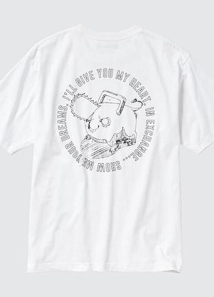 Футболка uniqlo ut x chainsaw man pochita