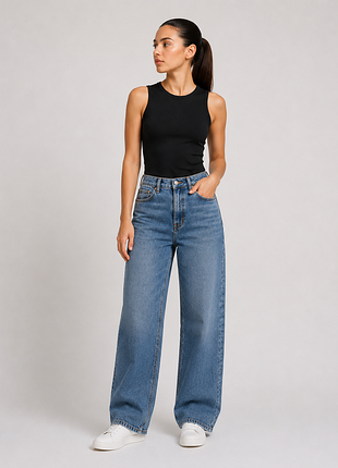 Прямі джинси h&m розмір 38 (м)