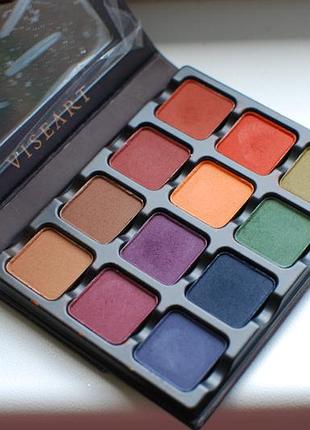 Палетка тіней viseart paris dark mattes 04
