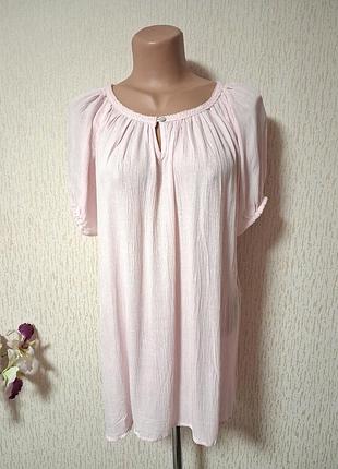Нежная блуза вискоза р. l-xl
