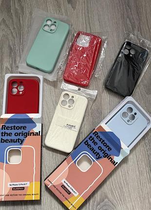Лот чохлів з склом захисним на айфон 13 про iphone 13 pro