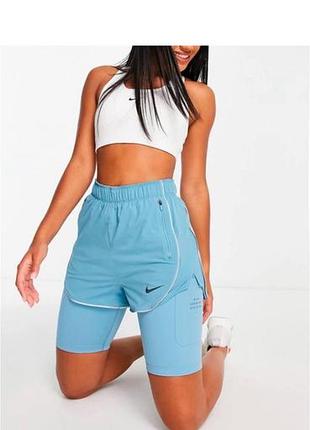 Шорти подвійні nike жіночі хс