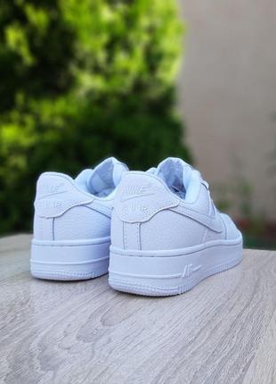 Nike air force 1 белые3 фото