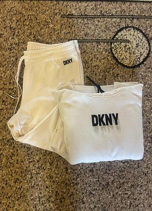Оригінальний спортивний костюм dkny sport (молочний/білий)