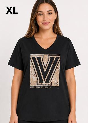 Жіноча футболка fanatics villanova wildcats oht, чорна, xl