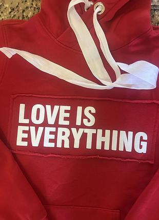 Червона худі jemiol basic — «love is everything» 2