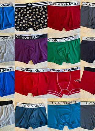 Мужские трусы боксеры calvin klein, tommy hilfiger, adidas
