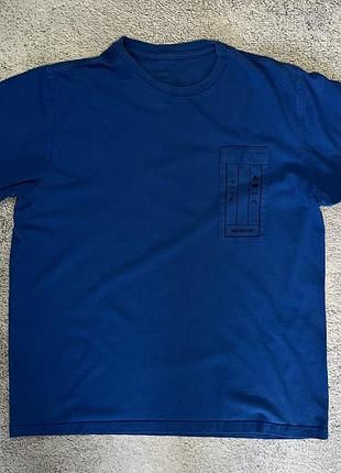 Maharishi organic cotton graphic pocket футболка l gorpcore