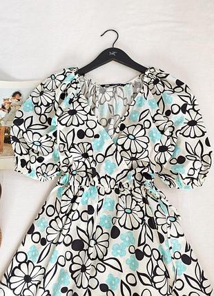 Платье zara коттон 7
