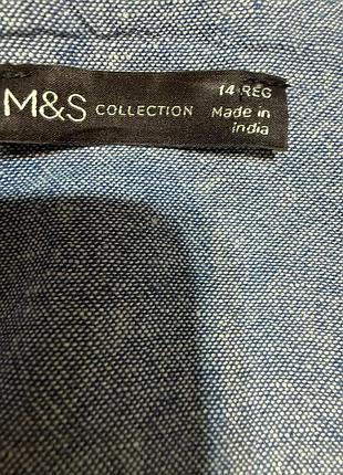 Льняное платье m&amp;s collection 4