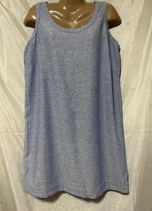 Льняное платье m&amp;s collection