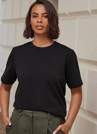 ​🔥 базовая черная футболка my essential by george (размер 16/xl). большой размер. 🔥