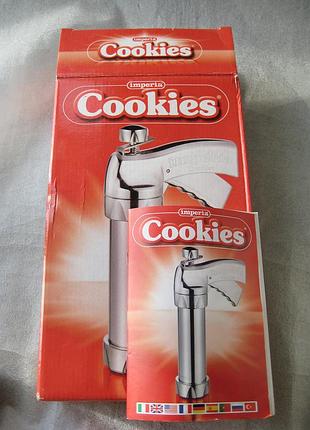 Кондитерский пресс-пистолет imperia cookies — как новый