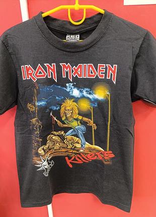 Футболка двусторонняя  iron maiden (s) оригинал!