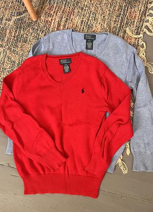 Два дитячих пуловера ralph lauren polo на 8 років кофта дитяча унісекс для хлопчика для дівчинки
