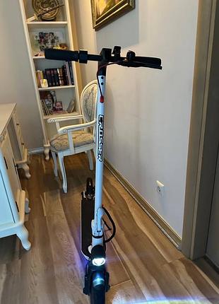 Електро самокат crosser e9 premium perforation white